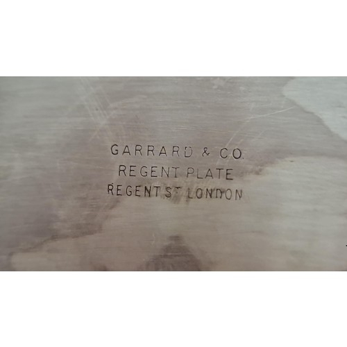 104 - BOXED GARRARD & CO OF LONDON PLATED 3 PIECE TEA SET