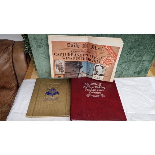 119 - LARGE 1937 HARDBACK CORONATION BOOK, EPHEMERA, BEAUTIFUL LARGE 