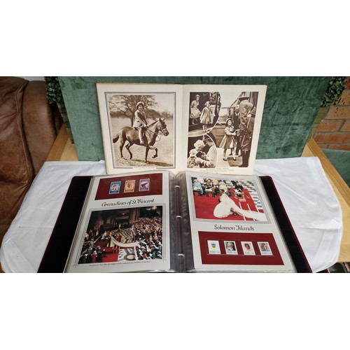 119 - LARGE 1937 HARDBACK CORONATION BOOK, EPHEMERA, BEAUTIFUL LARGE 