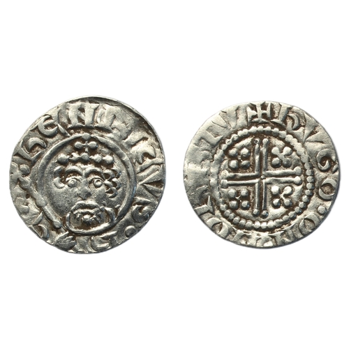 139 - Henry II (1154-1189) Penny, short cross type class 1b1, Northampton, moneyer Hugo, crowned facing bu... 