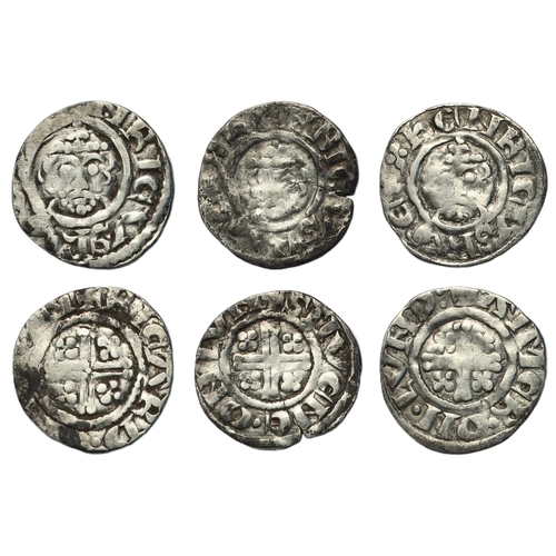 149 - Richard I (1189-1199), (3) Pennies, short cross type London, class 4b, Ricard, +RICARD.ON.[L]VN, 1.1... 