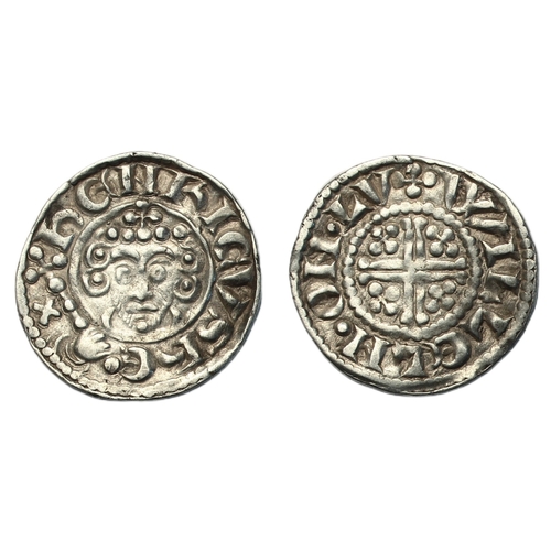 153 - John (1199-1216) Penny, short cross type class 5b1/5a2 mule, London, Willelm, crowned facing bust ho... 