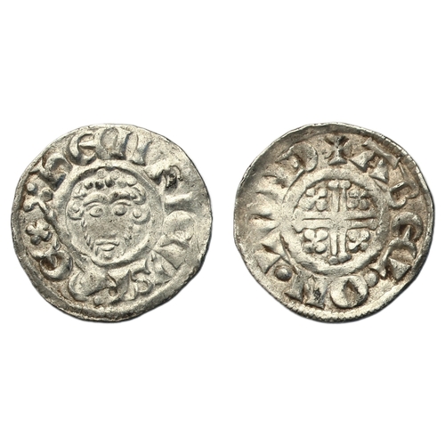 162 - John (1199-1216) Penny, short cross type class 6a2, London, moneyer Abel, crowned facing bust holdin... 