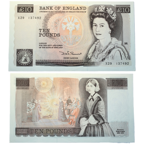 365 - Bank of England (4) Ten Pounds J.B. Page, D.H.F. Somerset, G.M. Gill, and G.E.A. Kentfield, prefixes... 