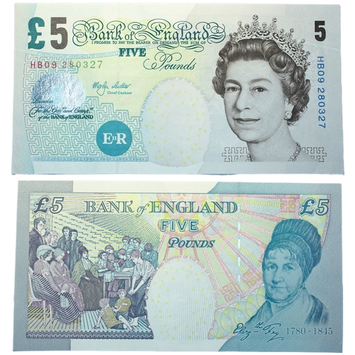 373 - Bank of England (7) Ten Pounds and Five Pounds Merlyn Lowther (2), Ten Pounds and Five Pounds, prefi... 