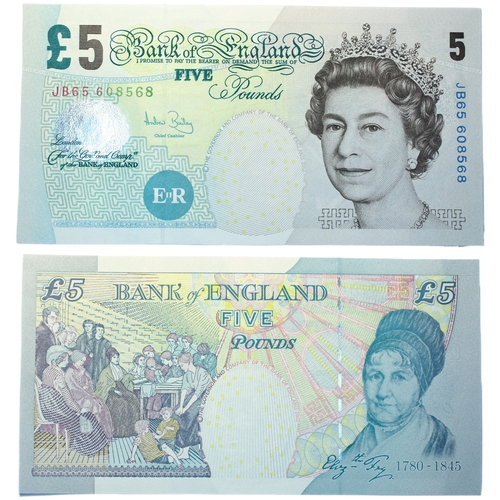 373 - Bank of England (7) Ten Pounds and Five Pounds Merlyn Lowther (2), Ten Pounds and Five Pounds, prefi... 