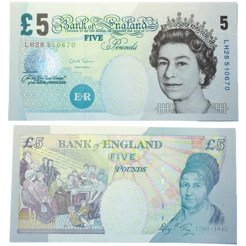 373 - Bank of England (7) Ten Pounds and Five Pounds Merlyn Lowther (2), Ten Pounds and Five Pounds, prefi... 