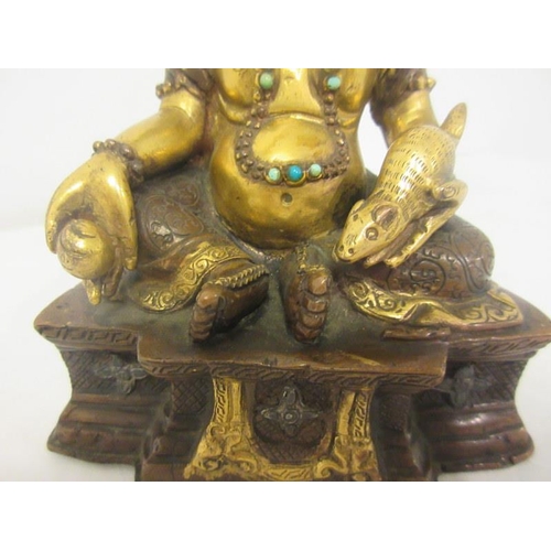 223 - A 19th century Tibetan Goddess Yambala. 
H. 6 1/2