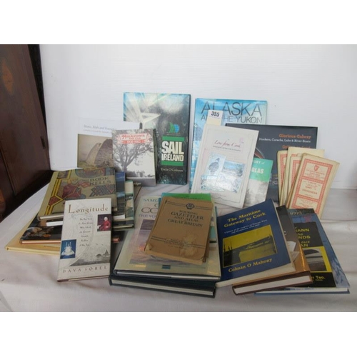 355 - A quantity of books mainly Irish interest, some local.
(1 box)