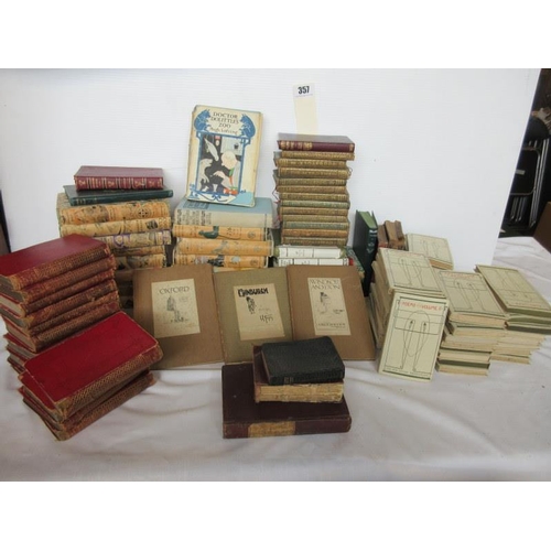 357 - Quantity of books - Shakespeare plays, Doctor Dolittle and others. (2 boxes