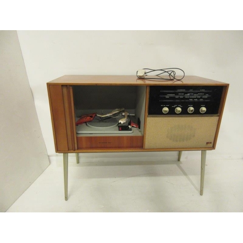 53 - Radiogram with a Garrard turn table. W. 3ft approx.