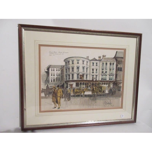 71 - R.D. Beattie, 
Woodford Bourne Building, Cork,
Watercolour,
Signed,
11