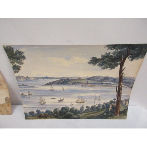 67 - A collection of seven watercolours of Cobh, Monkstown and Passage West interest.