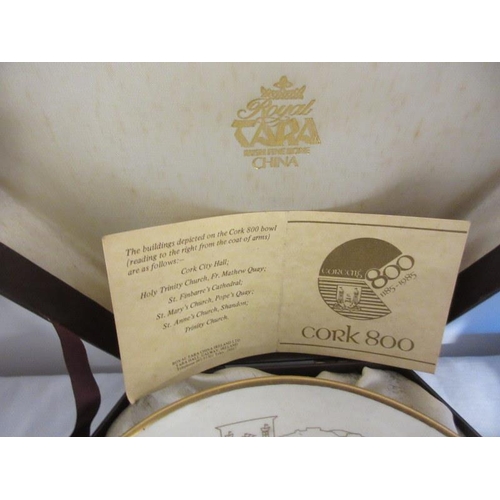 43 - A Royal Tara Cork 800 bowl - Beleek plate- Stephen Pearse pottery. (5)