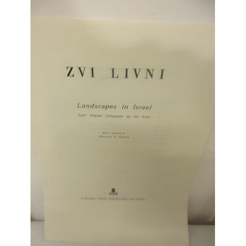 69 - Zvi Livni,
Landscapes in Israel,
Lithographs by the artist.