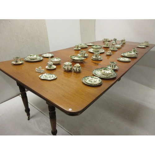 267 - Masons ironstone part dinner & tea service, approx. 80 pieces. (Chartreuse)