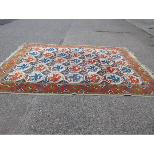 221 - A good Irish Connemara made drawing room rug. 350cm x 252cm approx.