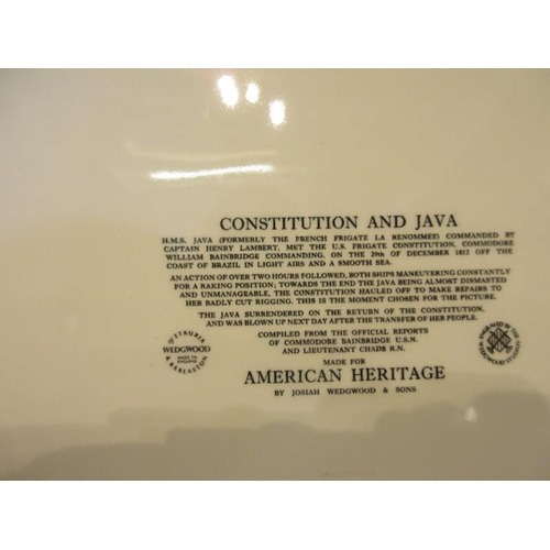 6 - A wedgewood platter made for American Heritage.