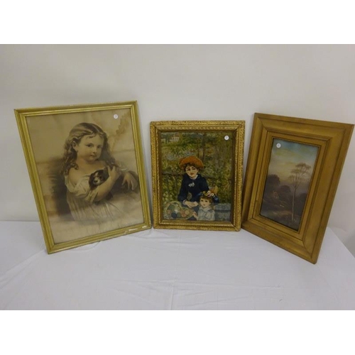 5 - Three framed pictures.