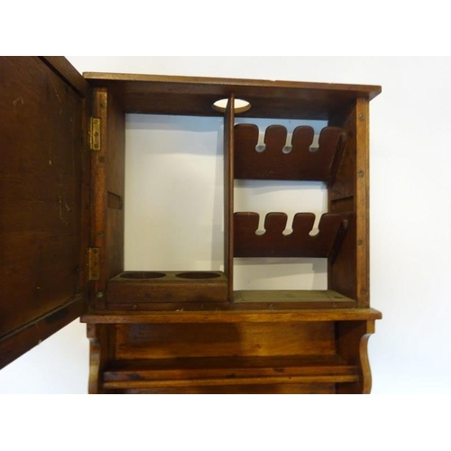 60 - Antique ships washstand. H. 164cm, W. 53cm, D. 22cm approx.