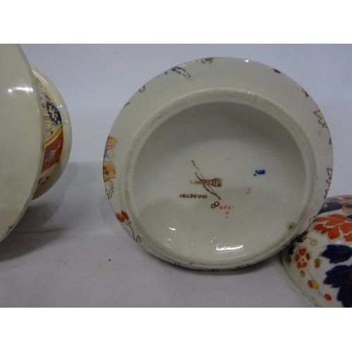 107 - Two pieces of old Darby china ware.