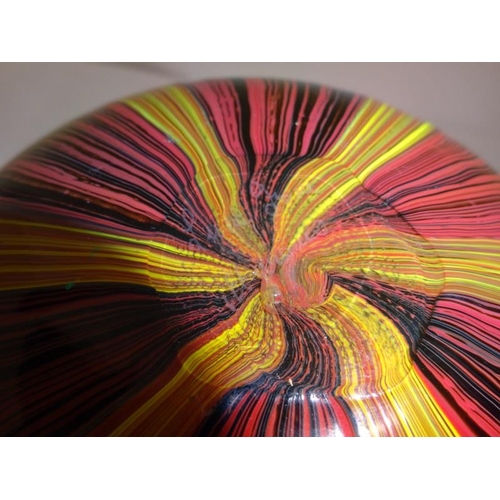 155 - Murano glass bowl, signed. Diameter 30cm, H. 18cm approx.