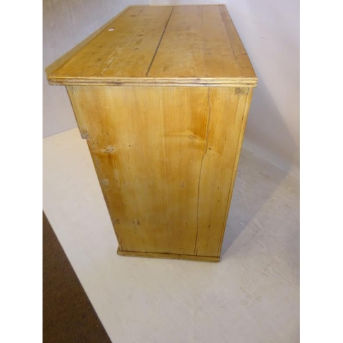 182 - Old pine four drawer chest. W. 92cm D. 47cm  H. 80cm approx.