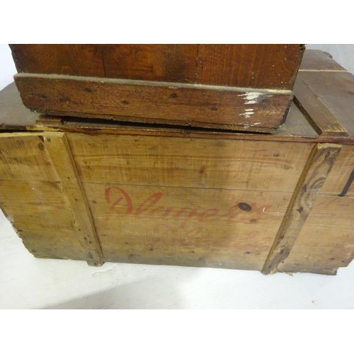 191 - Two trunks together with two cigarette boxes. (restoration required) (4)