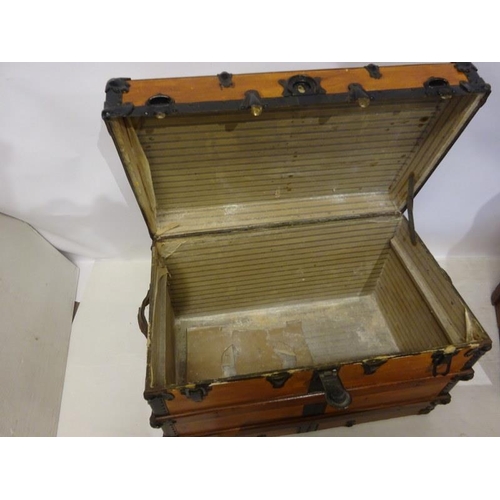 191 - Two trunks together with two cigarette boxes. (restoration required) (4)