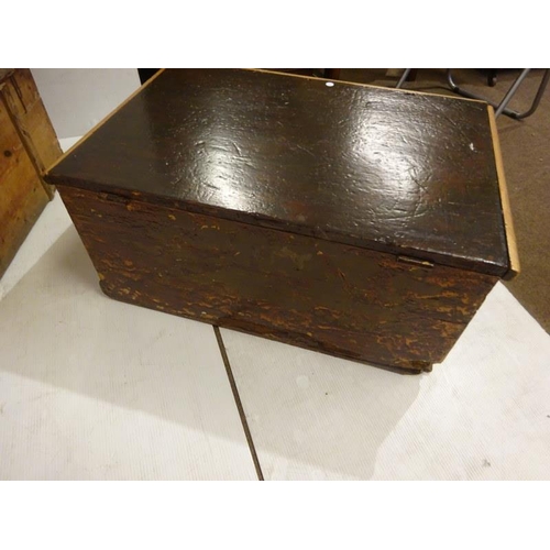 191 - Two trunks together with two cigarette boxes. (restoration required) (4)