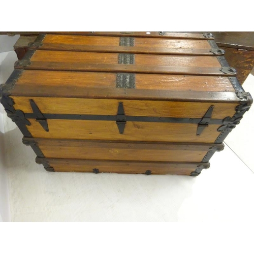 191 - Two trunks together with two cigarette boxes. (restoration required) (4)