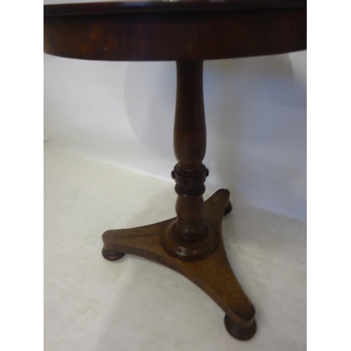 193 - Victorian mahogany circular occasional table and another. (Some restoration required) (2)