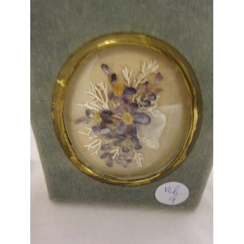 56 - A quantity of five oval framed decorative pictures. (5)