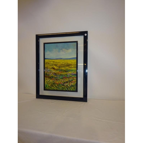 69 - Gian Carlo D'Ascenti,
Landscape,
Signed,
Overall size - 70cm x 57cm approx.