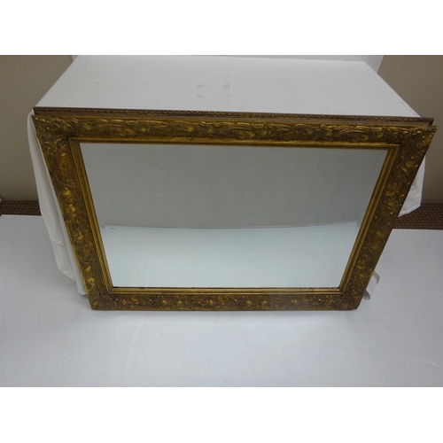 235 - Large gilt framed mirror. 80cm x 110cm approx.