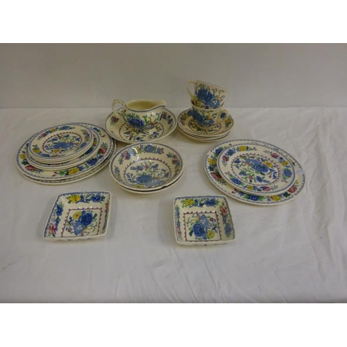 294 - A quantity of Masons ironstone china.