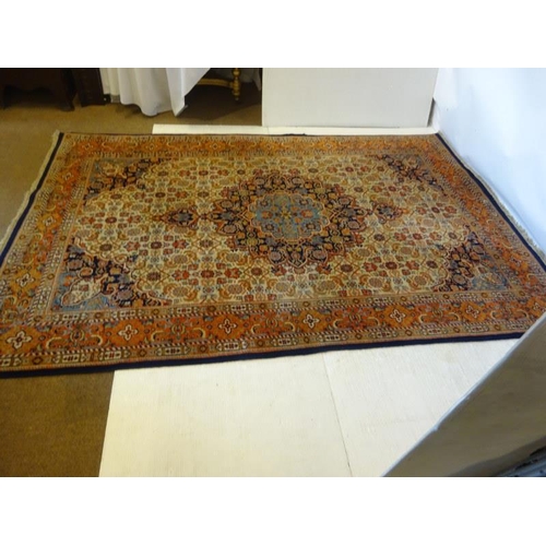 46 - Persian design drawing room rug.  256cm x 170cm