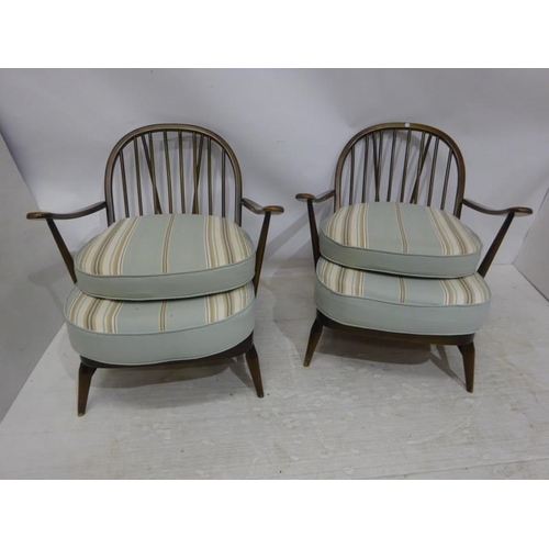 67 - Pair of Ercol easy chairs.