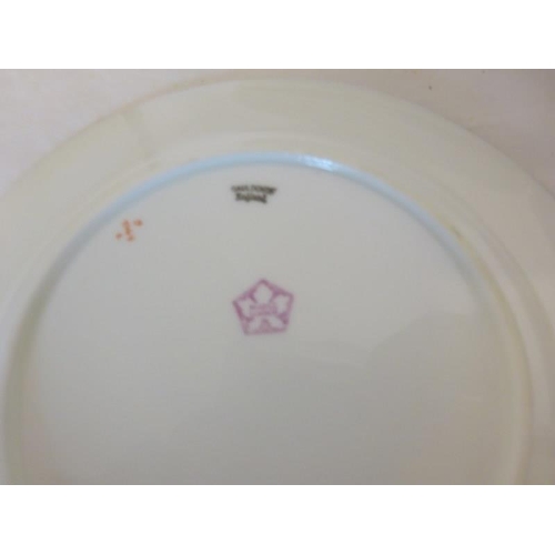 144 - Part English china dinner service.