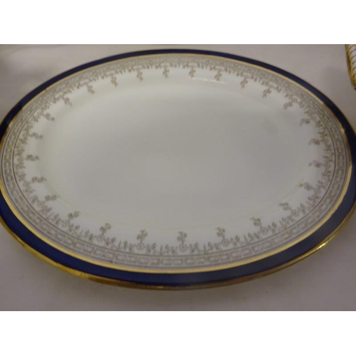 144 - Part English china dinner service.