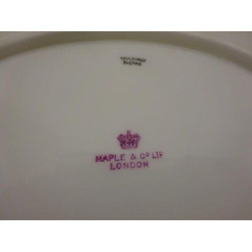 144 - Part English china dinner service.