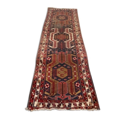 153 - Old Persian style runner rug. 234cm x 100cm approx.