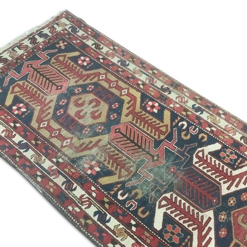 153 - Old Persian style runner rug. 234cm x 100cm approx.