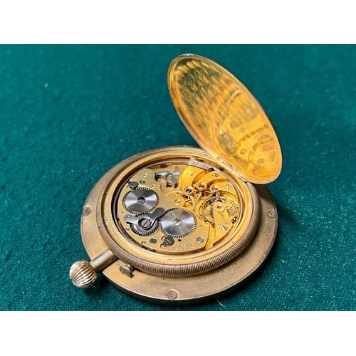 194 - A Longines travel clock with alarm, the movement stamped Longines 4544935, circa 1965 in working ord... 