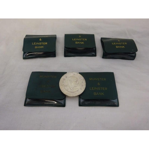 199 - A collection of five Padraig Pearse 1966 silver 10 shilling pieces.