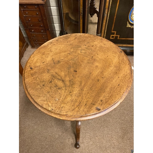 233 - Victorian mahogany occasional table on tripod base, good colour.