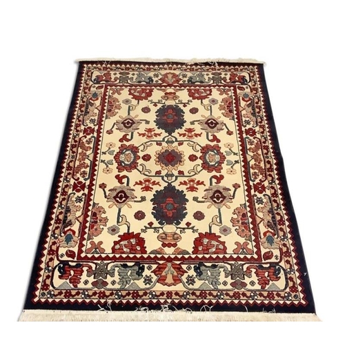 238 - Persian pattern rug. 249cm x 168cm approx.