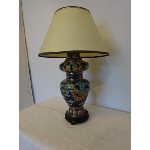 51 - Very decorative China lamp and shade.