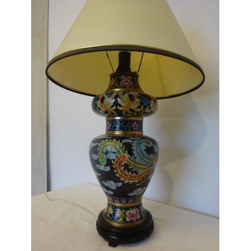 51 - Very decorative China lamp and shade.