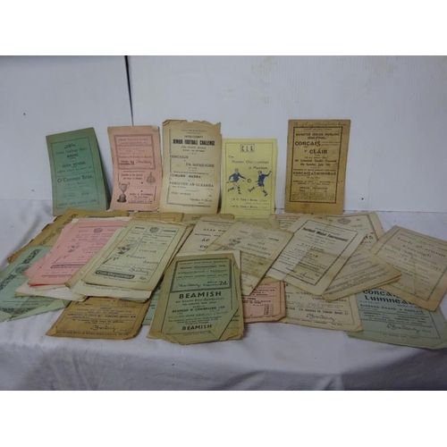 469 - Cork Inter County Hurling -  A quantity of programmes from 1930's to 1970's.